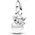Pandora Amor Mini-Charm-Anhänger Silber 793108C01