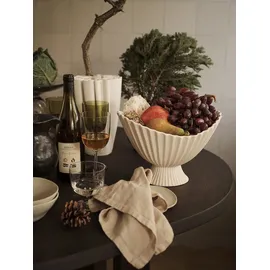 Ferm Living Fountain Schale Weiß 19 cm