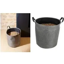 Eda Pellet-Tasche Filz 60 l 30 kg dunkelgrau