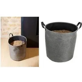 Eda Pellet-Tasche Filz 60 l 30 kg dunkelgrau