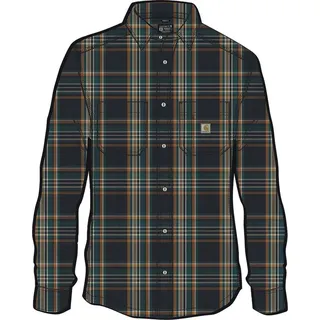 CARHARTT Rugged Flex Flannel Plaid, Hemd - Schwarz - XL
