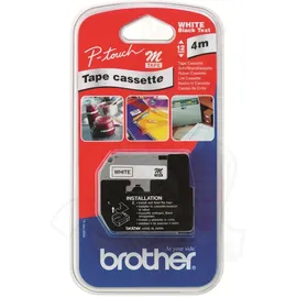 Brother M-K221SBZ schwarz auf weiß 0,9cm x 4m