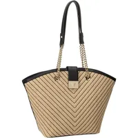 Valentino Shopper Tribeca Shopping Bag Naturale / Nero