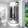 AcquaVapore Dusche Duschkabine D60-73T3R-EC Duschtempel Sauna 80x120 cm