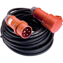 as - Schwabe AS Schwabe 61015 Strom Verlängerungskabel 16 A Schwarz 25.00 m H07RN-F 5G 2,5 mm2