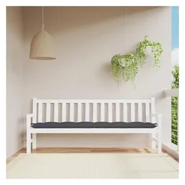 vidaXL Bankauflage 200 x 50 x 7 cm anthrazit 1 St.