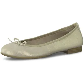 TAMARIS Damen, Ballerina Leder flach, braun, 40 EU