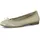 TAMARIS Damen, Ballerina Leder flach, braun, 40 EU