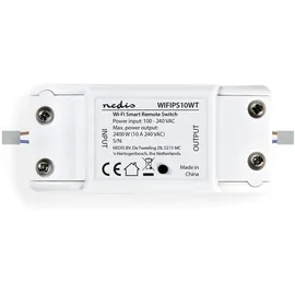 Nedis Intelligenter Schalter mit WLAN-Kapazität, 10 A., weiß