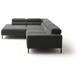 KAWOLA Sofa DELIA grau Recamiere links