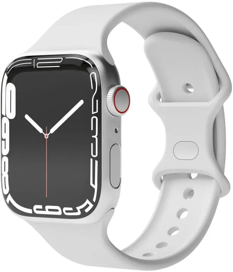 Classic Band Armband Apple Watch 42 mm / 44 mm / 45 mm / 49 mm  (Hellgrau)