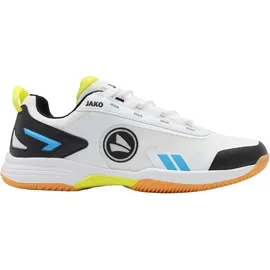 Jako Flow II ID - weiß/skyblue/neon gelb 37