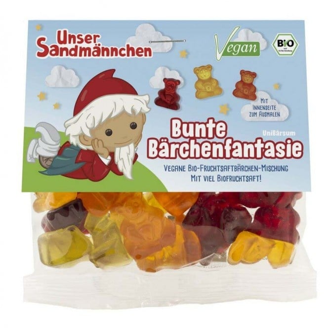 Mind sweets Sandmann Fruchtgummi - Bärchenfantasie bio