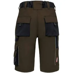 Arbeitshosen Nitras Motion Tex Plus kurz | braun | Gr. 42 - 68 | 10 Hosen