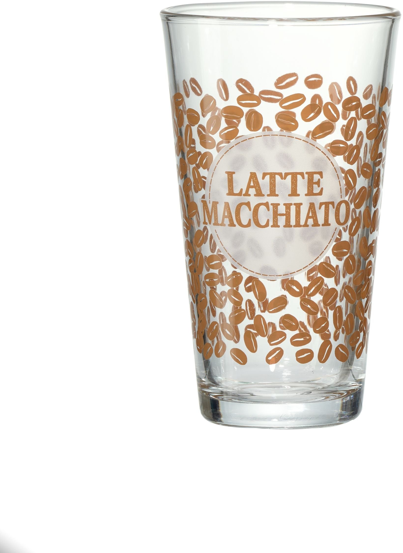 Latte Macchiato Glas HAPPY