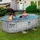 BESTWAY Power Steel Swim Vista Series Set 427 x 250 x 100 cm steinwandoptik inkl. Filterpumpe
