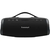 Tronsmart Tragbarer Außenlautsprecher Mirtune S100, anpassbarer EQ, 50 W Bluetooth-Lautsprecher SUPPORT APP (50 W, 20 Stunden Spielzeit, IPX7 wasserdicht, einziehbarer Griff) schwarz