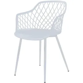 [en.casa] Stühle, Kangasniemi 2er Set Weiß