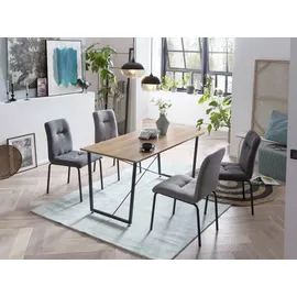 Möbilia INOSIGN Polsterstuhl »Marla« Set 2 Stk., schwarz