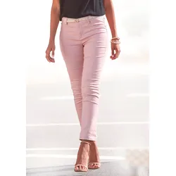 7/8-Jeggings, in Skinny-Form, Stretch-Denim, Basic, Gr. 40 - N-Gr, mauve, , 44564960-40 N-Gr