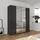 OTTO home Drehtürenschrank AGORDO 181 x 210 x 54 cm Grau