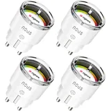 Nous Smart-Home-Steckdose 4 St. Weiß