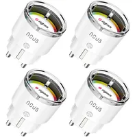 Nous Smart-Home-Steckdose 4 St. Weiß