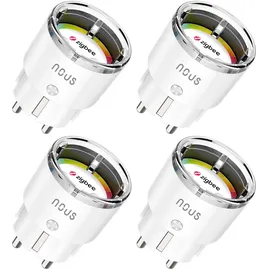 Nous Smart-Home-Steckdose 4 St. Weiß