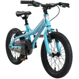Bikestar Kinderfahrrad 16 Zoll RH 25 cm türkis/weiß