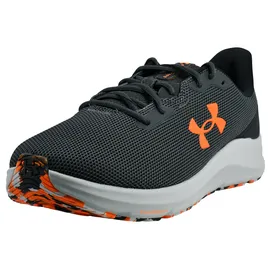 Under Armour Men's Ua Charged Pursuit 4 Running Shoe, Castlerock Anthracite Blaze Orange, 42 EU - 42 EU