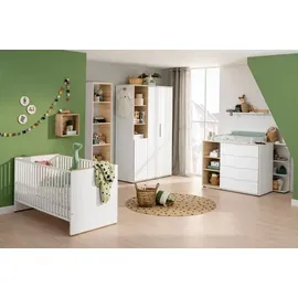 Paidi Kleiderschrank Lieven 126 x 204 cm Eiche weiß