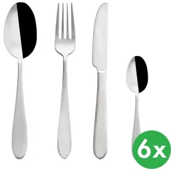Besteck MIRROR, rostfreier Stahl, 24 Stück