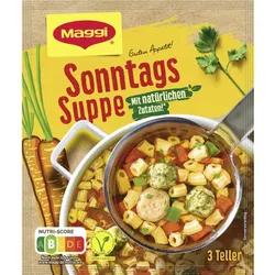 Maggi Guten Appetit Sonntags Suppe ergibt 750ML