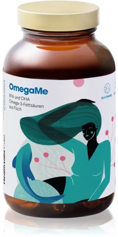 Health Labs Care OmegaMe Empfohlene Tagesdosis an Omega-3-Fettsäuren 280 g