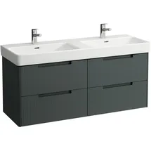 Laufen Waschtischunterbau Juna 4 Schubladen 126,9 x 44,6 x 51,5 cm Verkehrsgrau