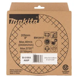 Makita Schleifstein A60P 205 x 19 x 15,88 mm 1 Stück