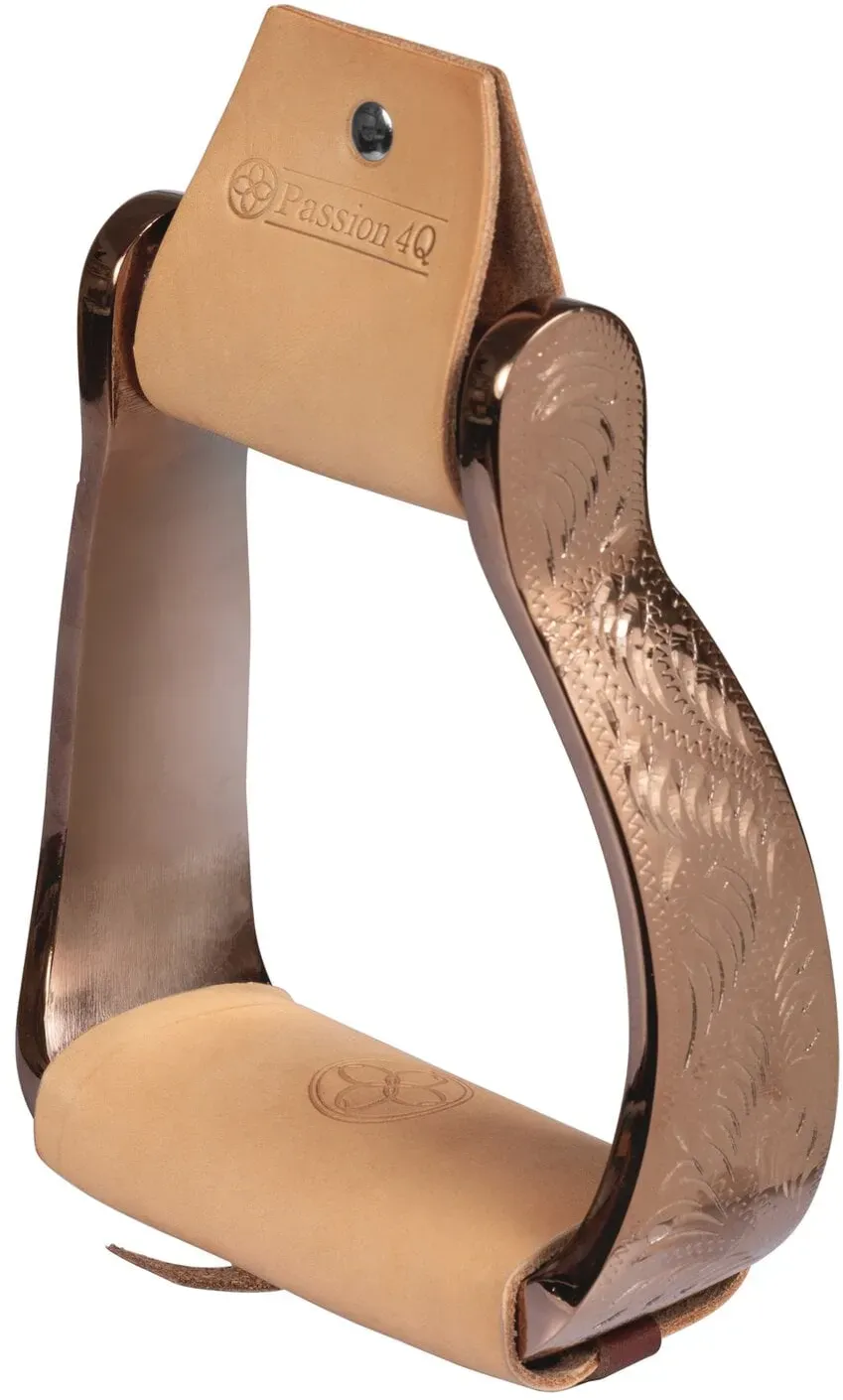 Passion 4Q Alu-Steigbügel bronze onesize