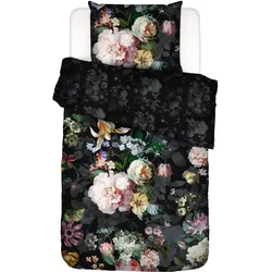 Essenza Wendebettwäsche »Fleur Festive, Baumwoll-Satin« Essenza schwarz B/L: 140 cm x 200 cm