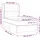 vidaXL Boxspringbett mit Matratze Dunkelbraun 100x200 cm Stoff - Braun