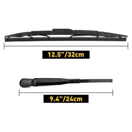 SERTPLAS Heckwischer-Set mit Arm und Wischerblatt 320 mm