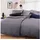 Blumtal Mako Satin Grau 155 x 220 cm + 40 x 80 cm