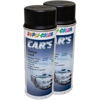 Lackspray Spraydose Sprühlack Cars Dupli Color 385872 schwarz matt 2 X 400 ml