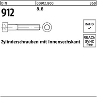 Reyher Zylinderschraube DIN 912 Innen-6kt M5x 220 8.8 100 Stück