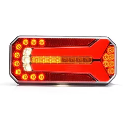 LED Rückleuchte RECHTS Blinker Lauflicht (7 Funktionen) 236 x 104mm LKW Anhänger