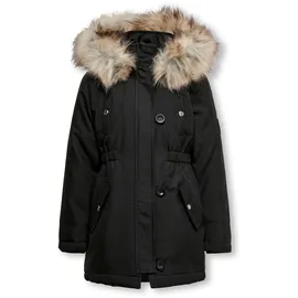 KIDS ONLY Kogiris Fur Parka OTW Schwarz 122
