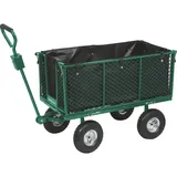 TRIZERATOP Bollerwagen 95x50x40 cm bis 300 kg grün/schwarz