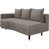 Loungesofa EXXPO - SOFA FASHION "T wiggy Schlafsofa mit Bettfunktion und Bettkasten", grau (taupe), B:212cm H:93cm T:114cm, Sofas, Lounge-Sofa, komfortabler Federkern, super Sitzkomfort, elegante Formensprache