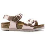 Birkenstock Rio Kids Birko-Flor Electric Metallic Copper, Größe: 26