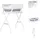 Chipolino Babywanne, Wickeltisch 2 in 1 Sonata Ständer faltbar Thermometer 11 kg grau