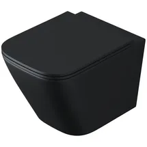 doporro Aachen mit WC-Sitz Schwarz
